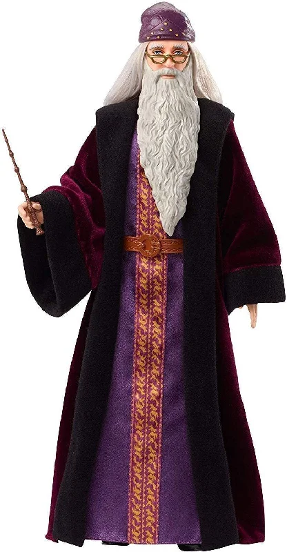 Role-playing dollhouse with dolls and play accessories-Harry Potter FYM54 Albus Dumbledore Chamber Of Secrets 10 inch Doll