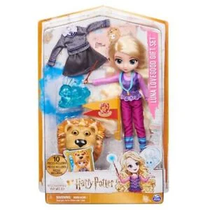 DIY role-playing dollhouse kit for hands-on building-HARRY POTTER DELEXE FASHION LUNA LOVEGOOD GIFT SET