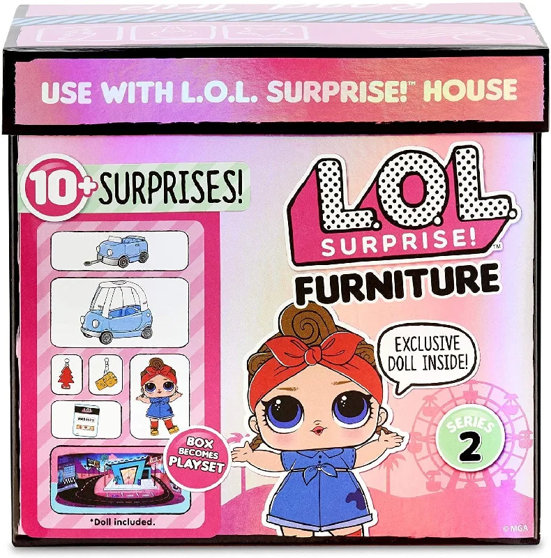 Fun role-playing dollhouse with modular furniture-L.O.L. Surprise! 564928E7C Furniture Road Trip with Can Do Baby & 10+ Surprises