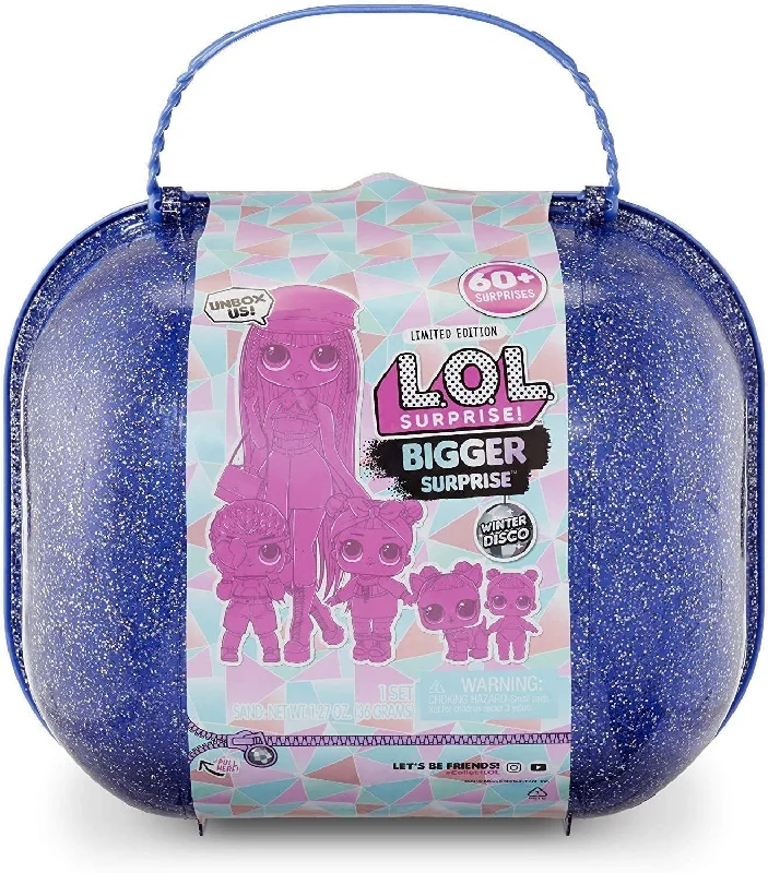 Role-playing dollhouse with nursery or baby room setup-L.O.L. Surprise! Bigger Surprise Winter Disco with Exclusive O.M.G. Doll