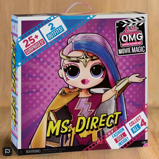 Barbie dolls for custom designs-L.O.L. Surprise! O.M.G Movie Magic Ms. Direct Fashion Doll