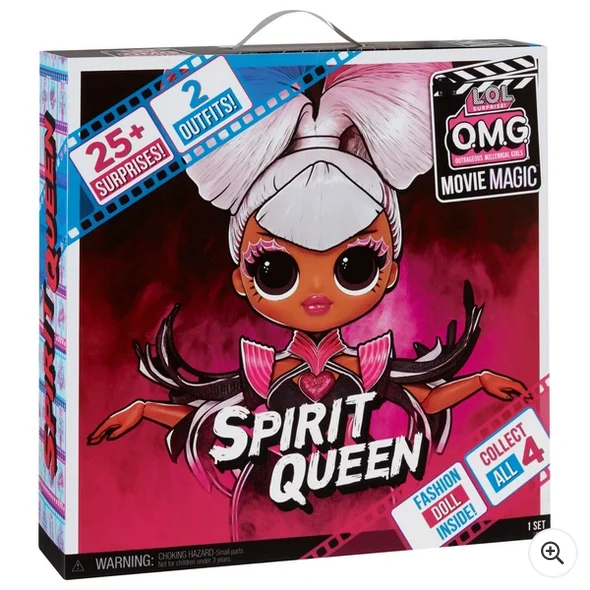 Barbie movie merchandise shop-L.O.L. Surprise! O.M.G Movie Magic Spirit Queen Fashion Doll