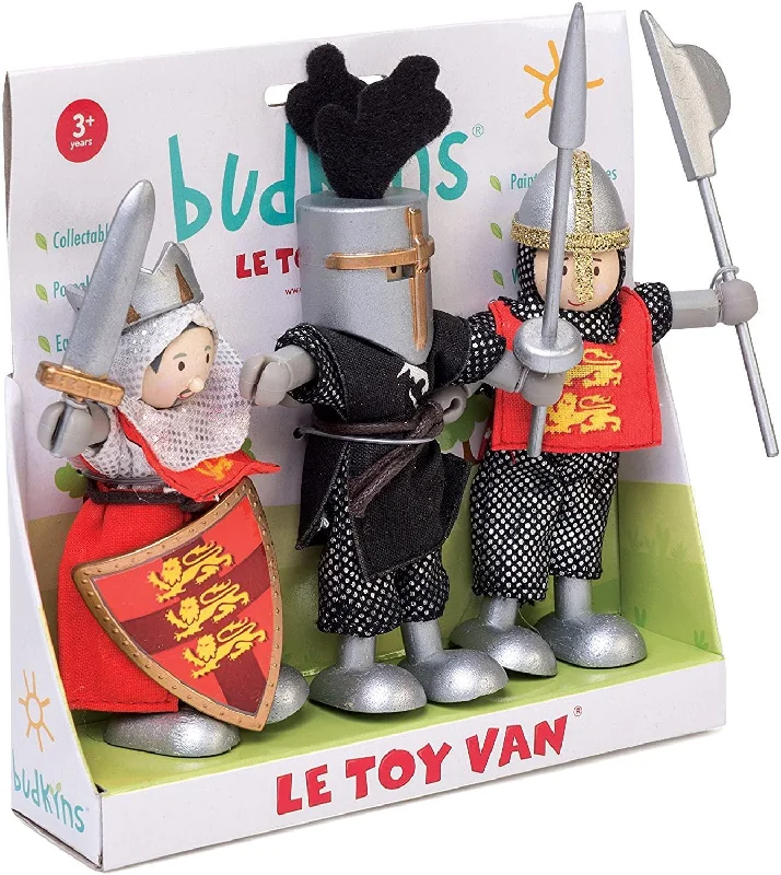 Fancy role-playing dollhouse for children’s parties-Le Toy Van Wooden Crusader Budkins Set