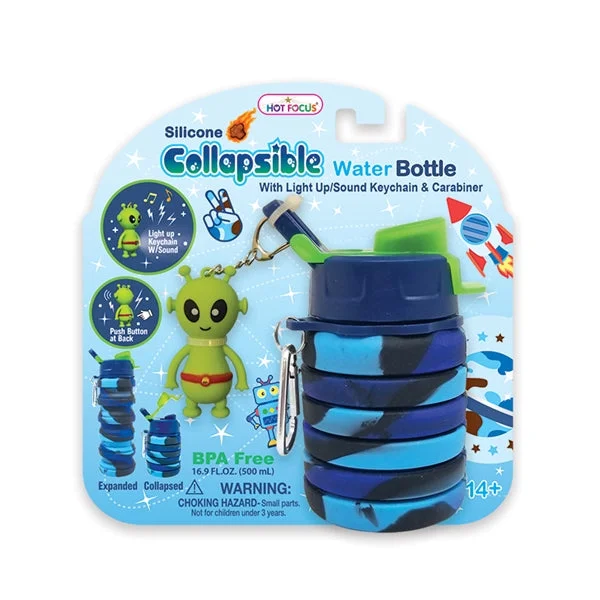 Customizable role-playing dollhouse for creative play-Camo Collapsible Water Bottle Hot Focus