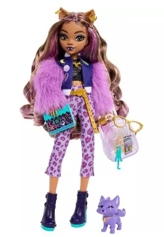 Doll house with accessories for interactive play-MONSTER HIGH - CORE REFRESH FASHION DOLL - CLAWDEEN WOLF