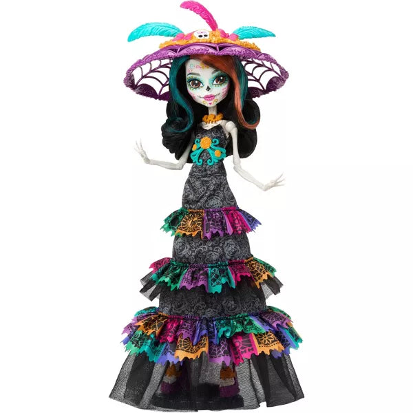 3D puzzle doll house for building and play-MONSTER HIGH SIGNATURE DOLL SKELITA CALAVERAS DIA DE MUERTOS HOWLIDAY EDITION