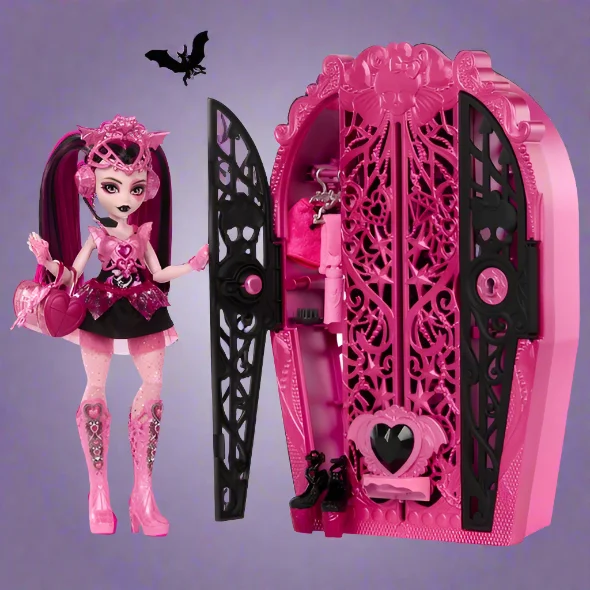 Luxury role-playing dollhouse with intricate designs-Monster High Skulltimate Secrets Monster Mysteries Draculaura Doll