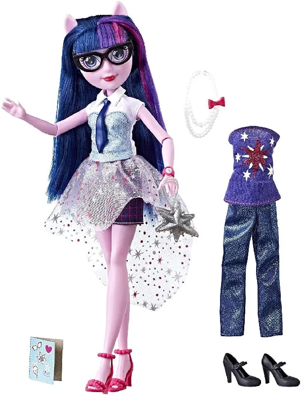 Barbie extra dolls outfits-My Little Pony E2745 Deluxe Twilight Sparkle Fashion Doll