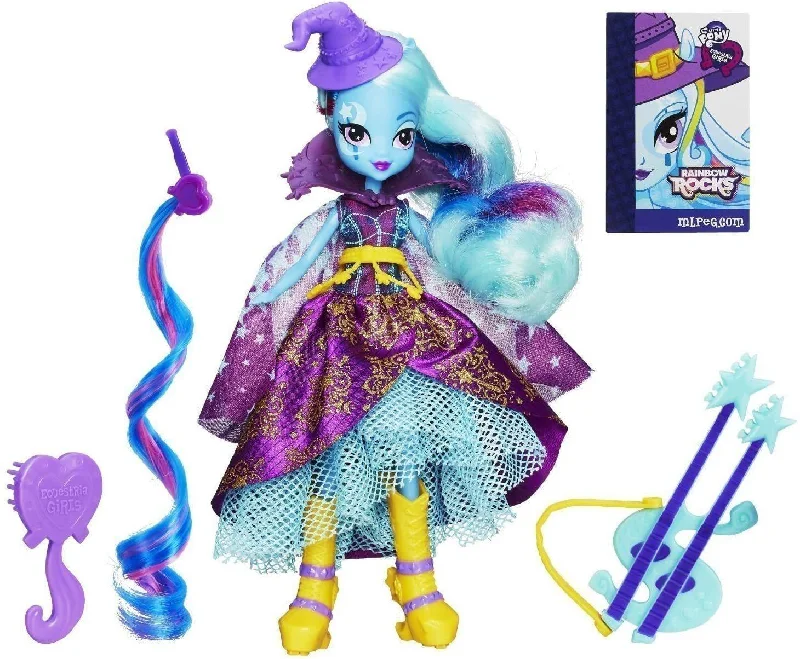 Large role-playing dollhouse for group play-My Little Pony Equestria Girls Rainbow Rocks TRIXIE LULAMOON