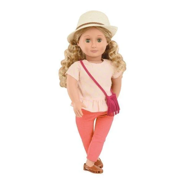 Outdoor-themed role-playing dollhouse for adventure play-Our Generation BD31095 Regular Brielle 18-inch Doll