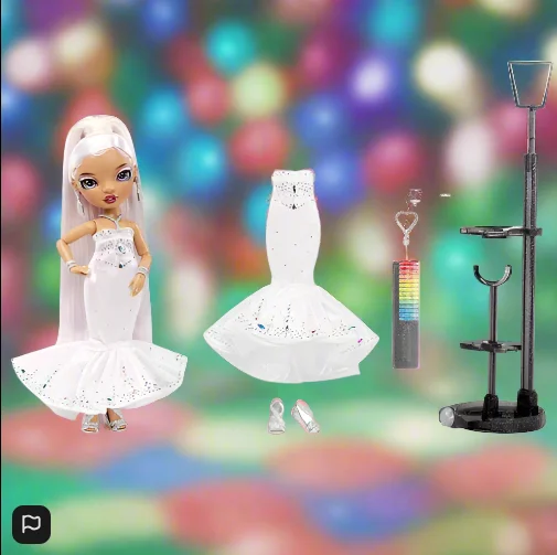 Gender-inclusive role-playing dollhouse for diverse play-Rainbow High Holiday Edition Collector Doll- Roxie Grand