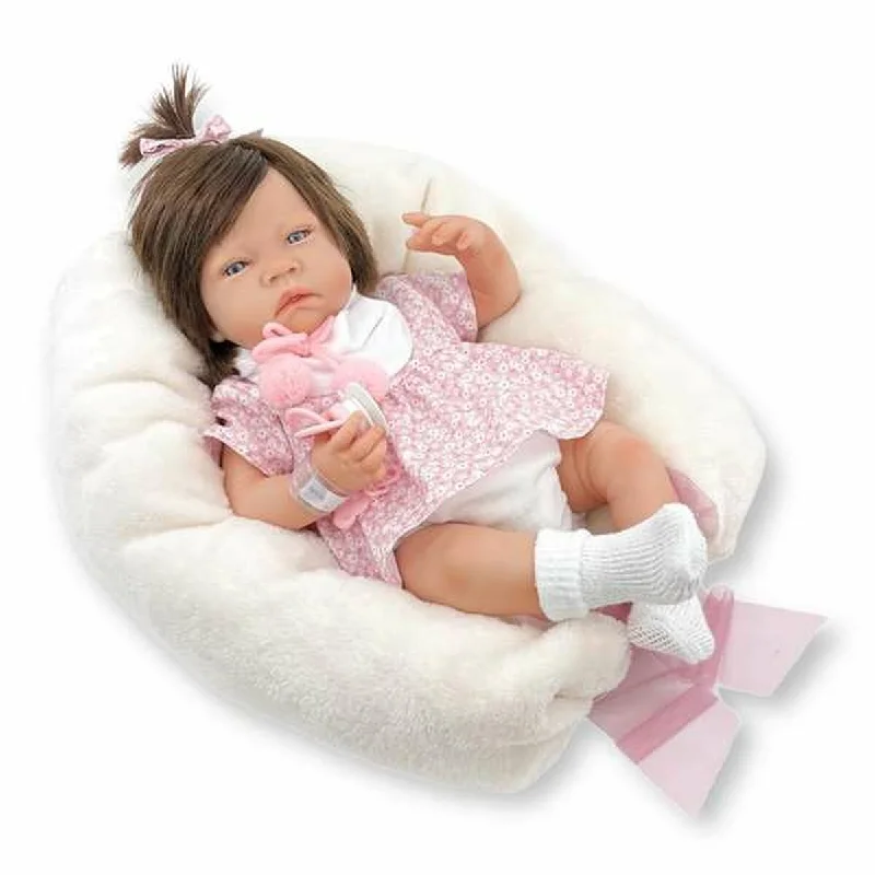 Designer doll house with modern minimalist style-Reborn doll Berjuan 18214-24 50 cm