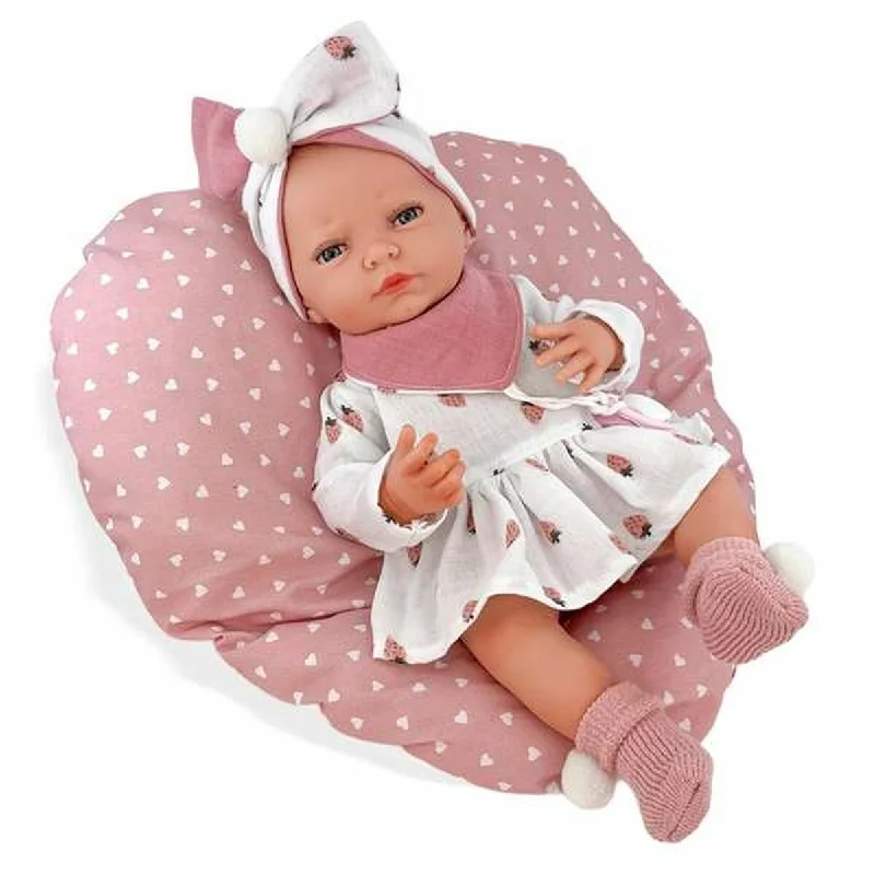 Portable doll house for on-the-go play-Reborn doll Berjuan 8125-24 45 cm