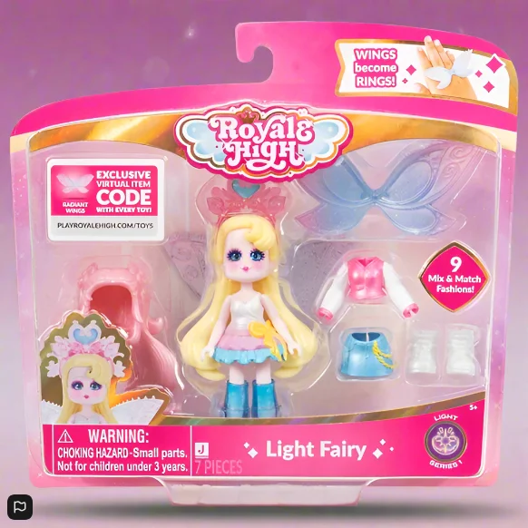 Barbie dreamhouse playset reviews-Royale High Deluxe Figure Light Fairy Fashion Doll