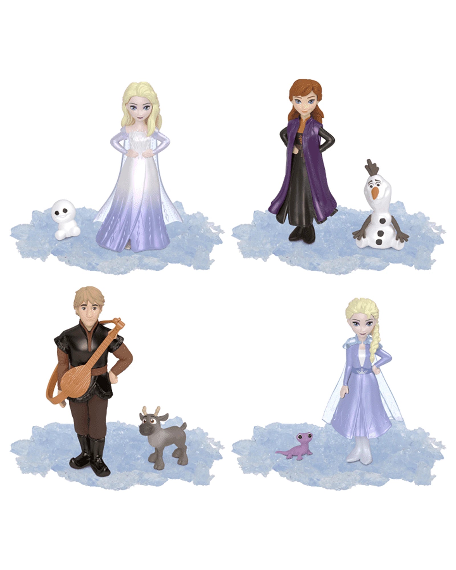 Dollhouse with role-playing accessories for realistic play-Frozen Snow Reveal 20 Fall