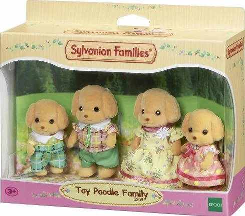 Role-playing dollhouse for group role-play games-SYLVANIAN FAMILIES - TOY POODLE FAMILY