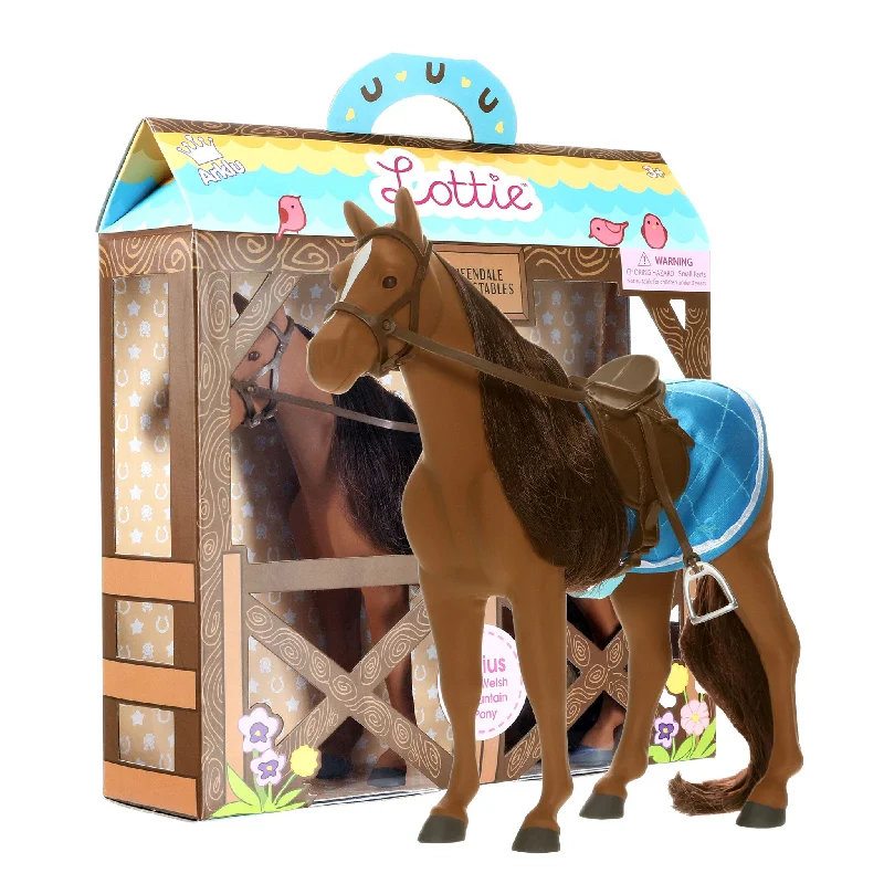 Barbie playsets with elevators-Toy Horse | Sirius the Welsh Mountain Pony | Lottie Dolls