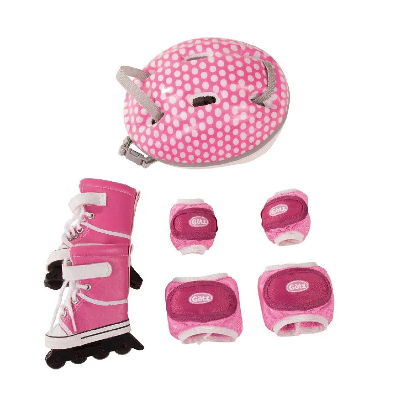 Pink role-playing dollhouse for girly-themed play-ROLLER BLADE SET