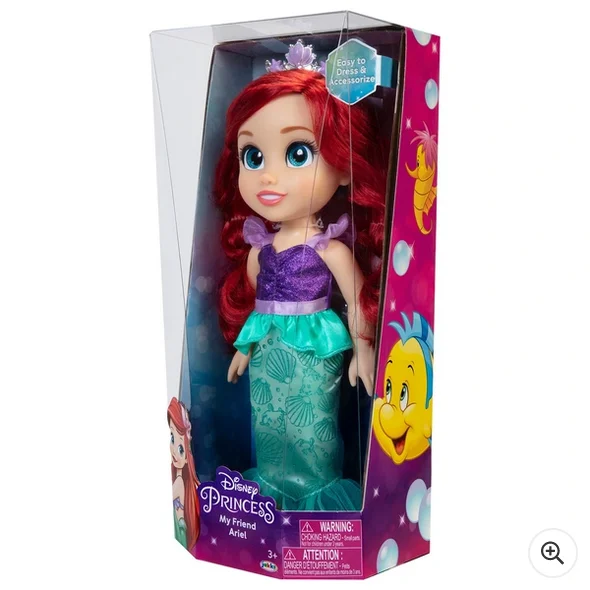 Role-playing dollhouse with themed decorations-The Little Mermaid Disney Princess Toddler Ariel Doll