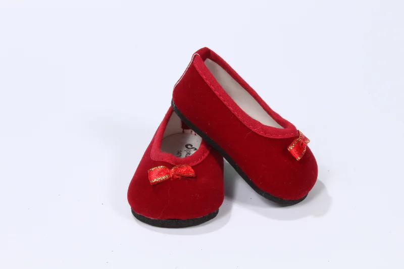 Modern style role-playing dollhouse with clean lines-Velvety Ruby Red Slippers