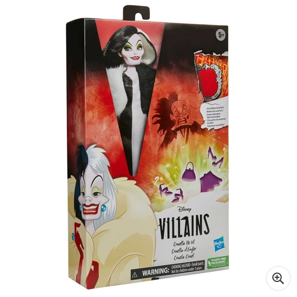 Barbie movie Ryan Gosling lines-Villains Cruella De Vil Fashion Doll