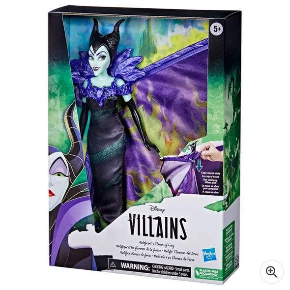 Barbie dreamhouse assembly tips-Villains Maleficent's Flames of Fury Fashion Doll