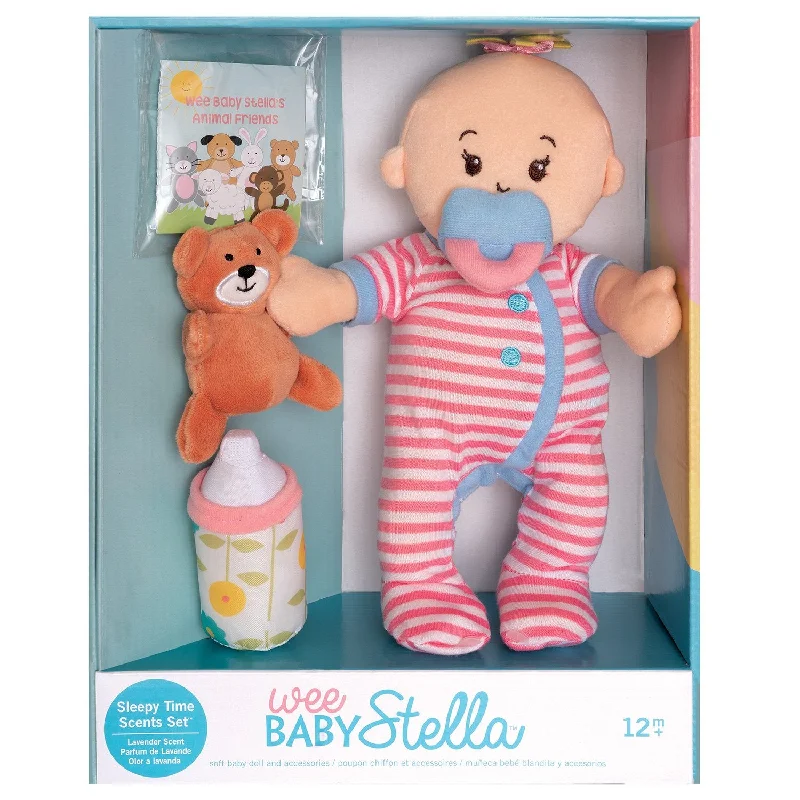 Role-playing dollhouse with interactive features and sound-WEE BABY STELLA SLEEPY TIME SCE