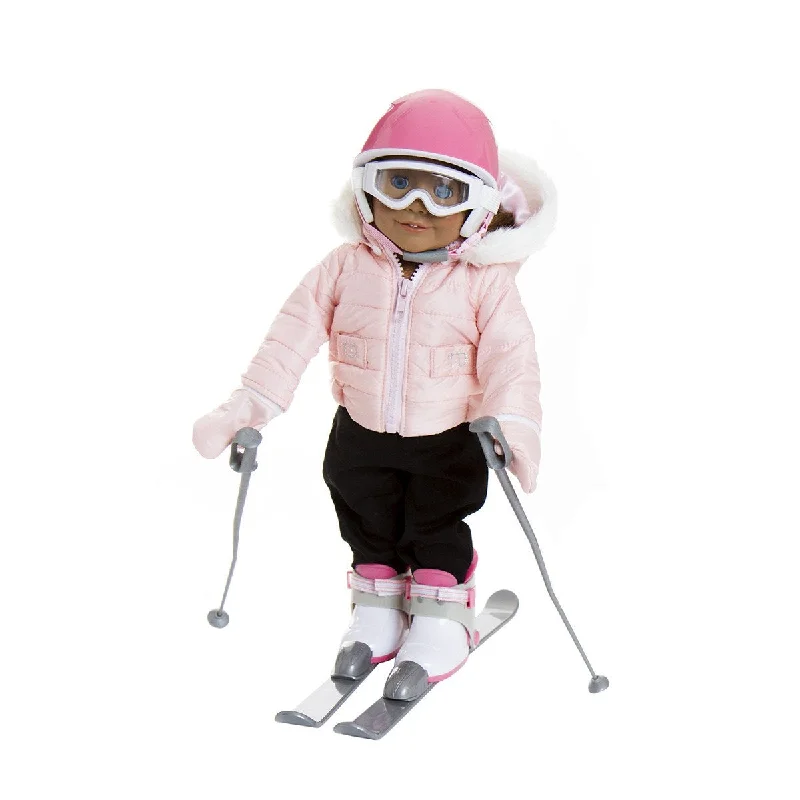 Dollhouse with accessories for role-playing games-WINTER SPORTS GIFT SET