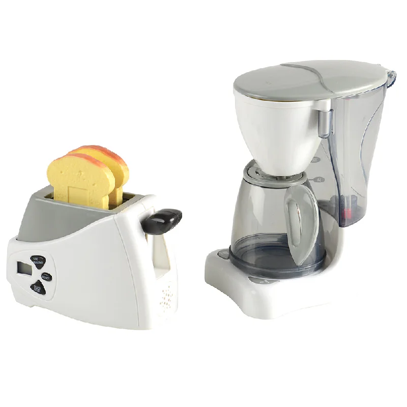 Playing characters for imaginative role-playing games-Action Fun Appliances | Realistic Breakfast Set with Coffee Maker & Toaster