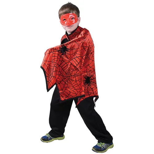 Animal playing characters for zoo-themed storytelling-Adventure Cape - Spider Cape Red