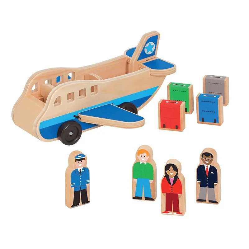 Farm animal playing characters for rural-themed games-Airplane and Luggage Set