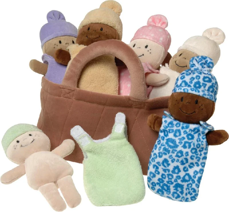 Playing characters for kids' fantasy play and storytelling-Babies in a Basket