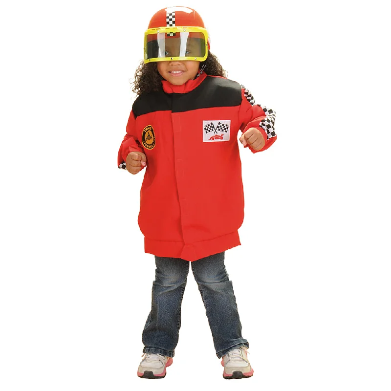 Pirate treasure playing characters for fun exploration-Race Car Driver Classroom Career Outfit | Ages 3 - 6 years