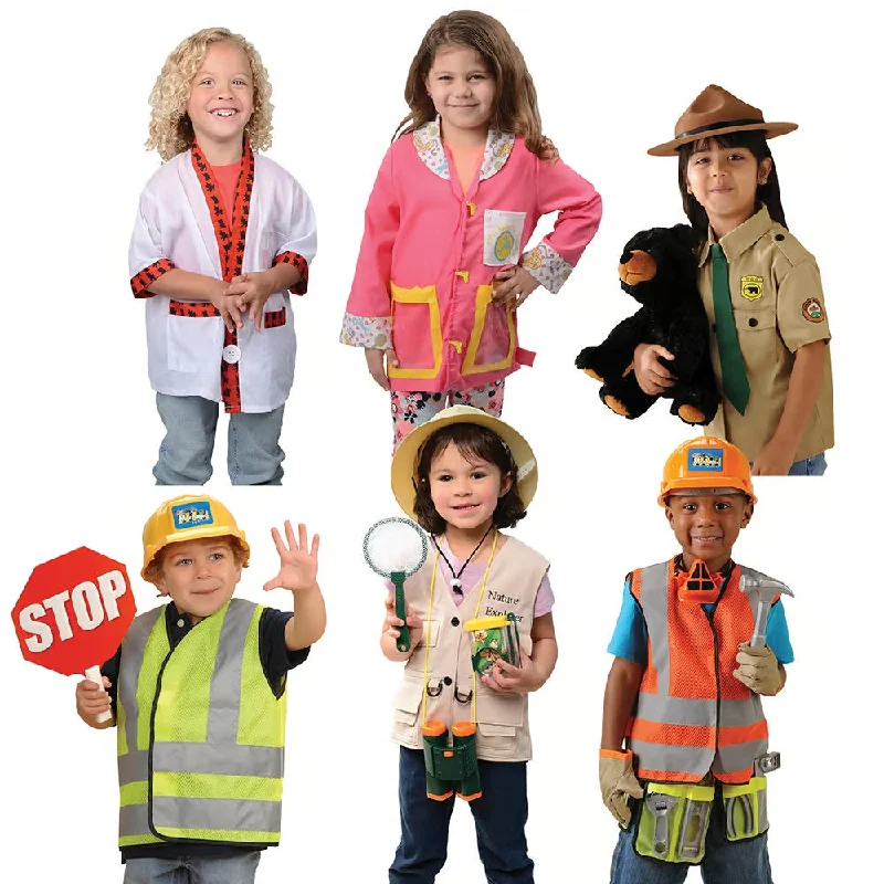 Colorful playing characters for vibrant imagination-Community Helpers Dress-Up Set