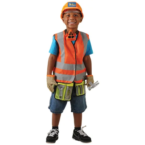 Toy playing characters for kids' role play-Construction Worker Classroom Career Outfit