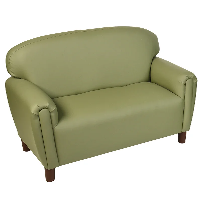 Kitchen-themed playing characters for culinary role play-Eco-Friendly Sage Couch | Durable, Easy-to-Clean Upholstery