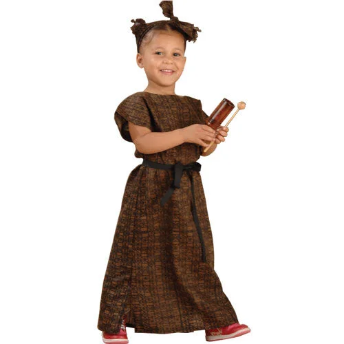 Outdoor-themed playing characters for nature adventures-African Girl Ceremonial Clothing