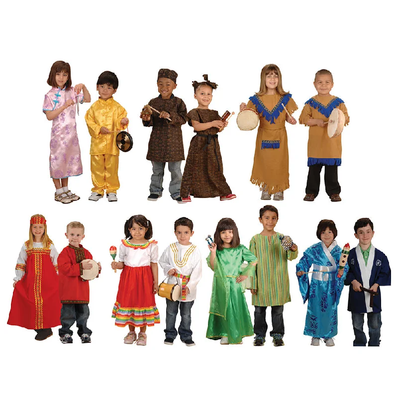 Science-fiction playing characters for space adventures-Global Ceremonial Clothing - Set of 14