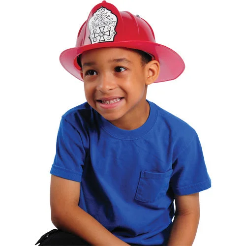 Playing characters with accessories for enhanced play-Toy Firefighter Helmets